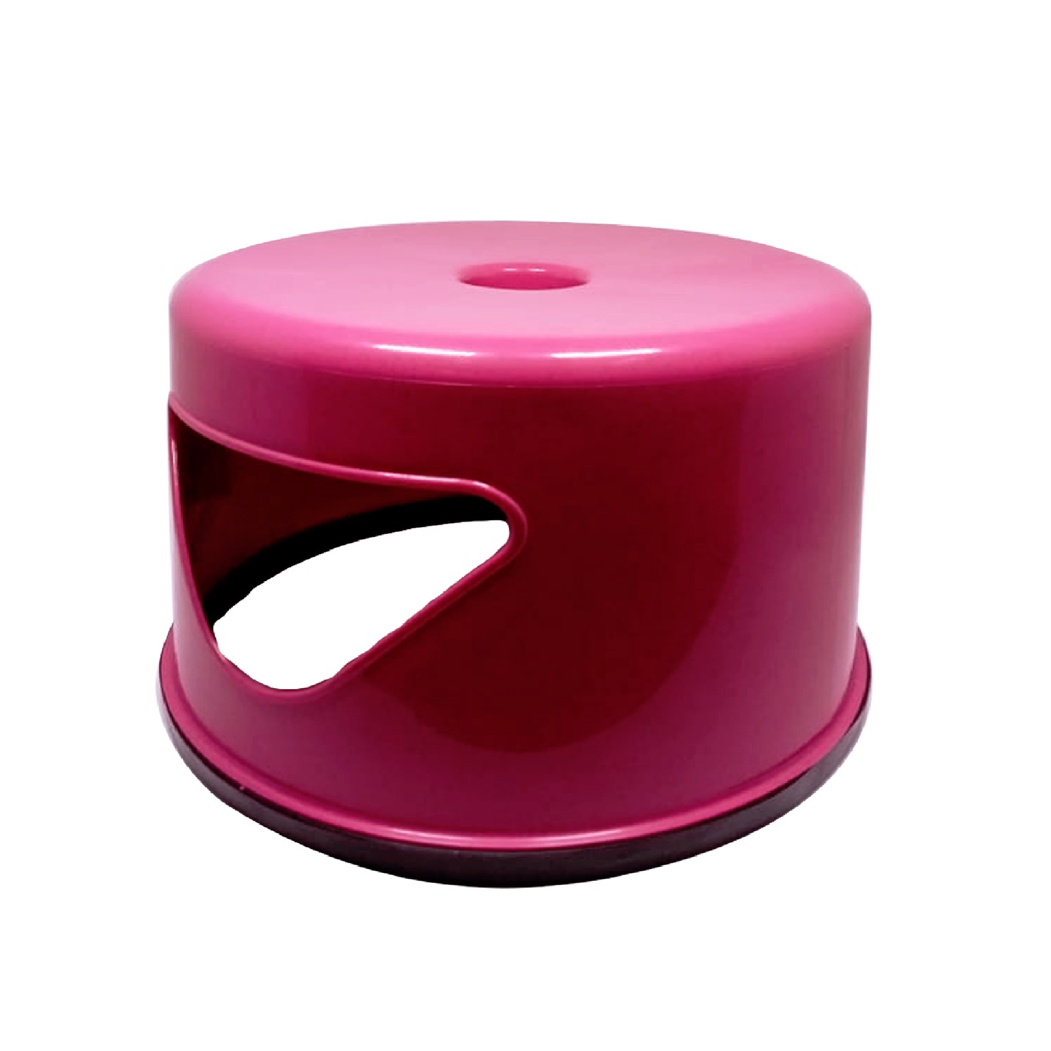 MCWARES Round Plastic Stool Heavy Duty PINK